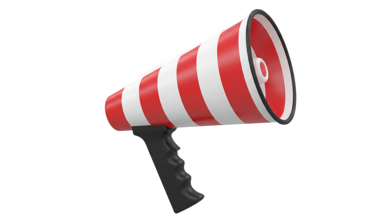 cheerleader megaphone png PNG transparent background