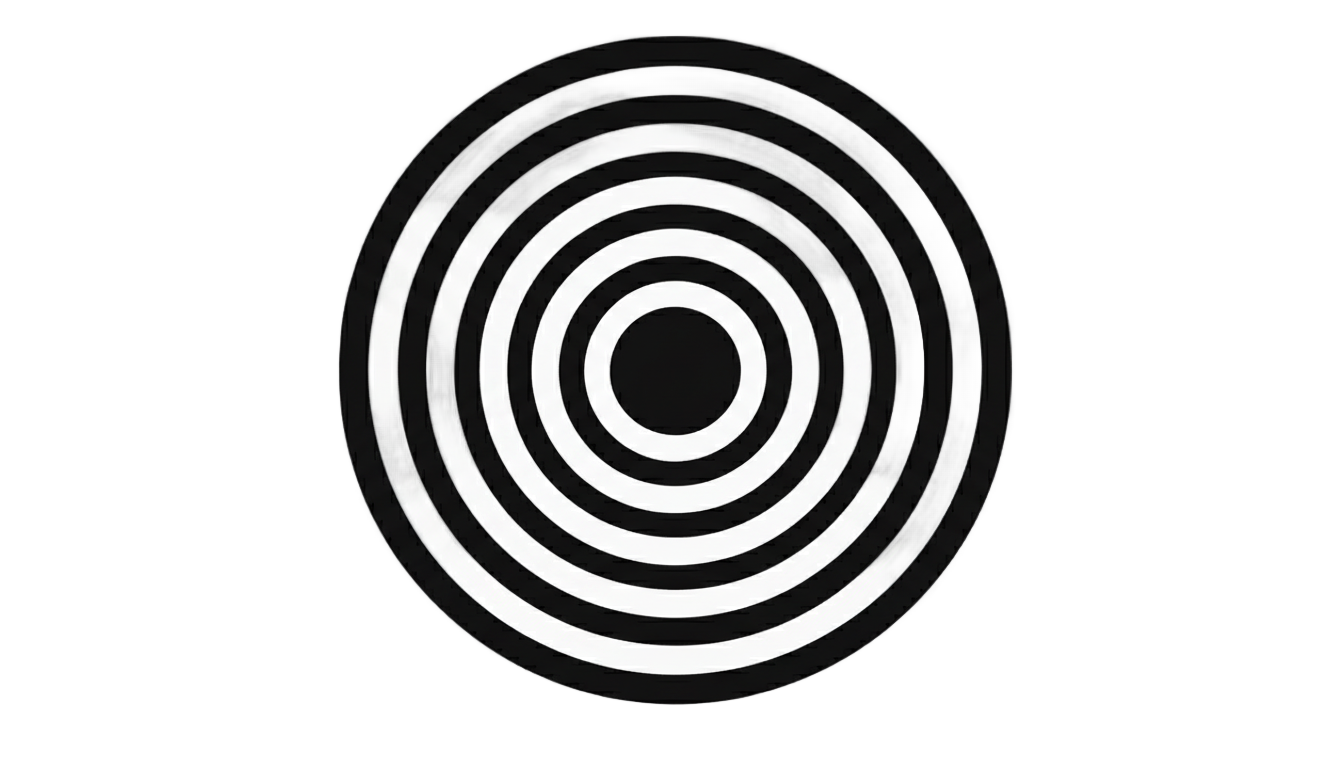 target png black and white PNG transparent background