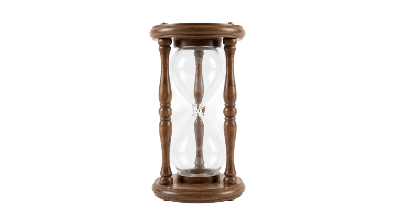 empty hourglass png PNG transparent background