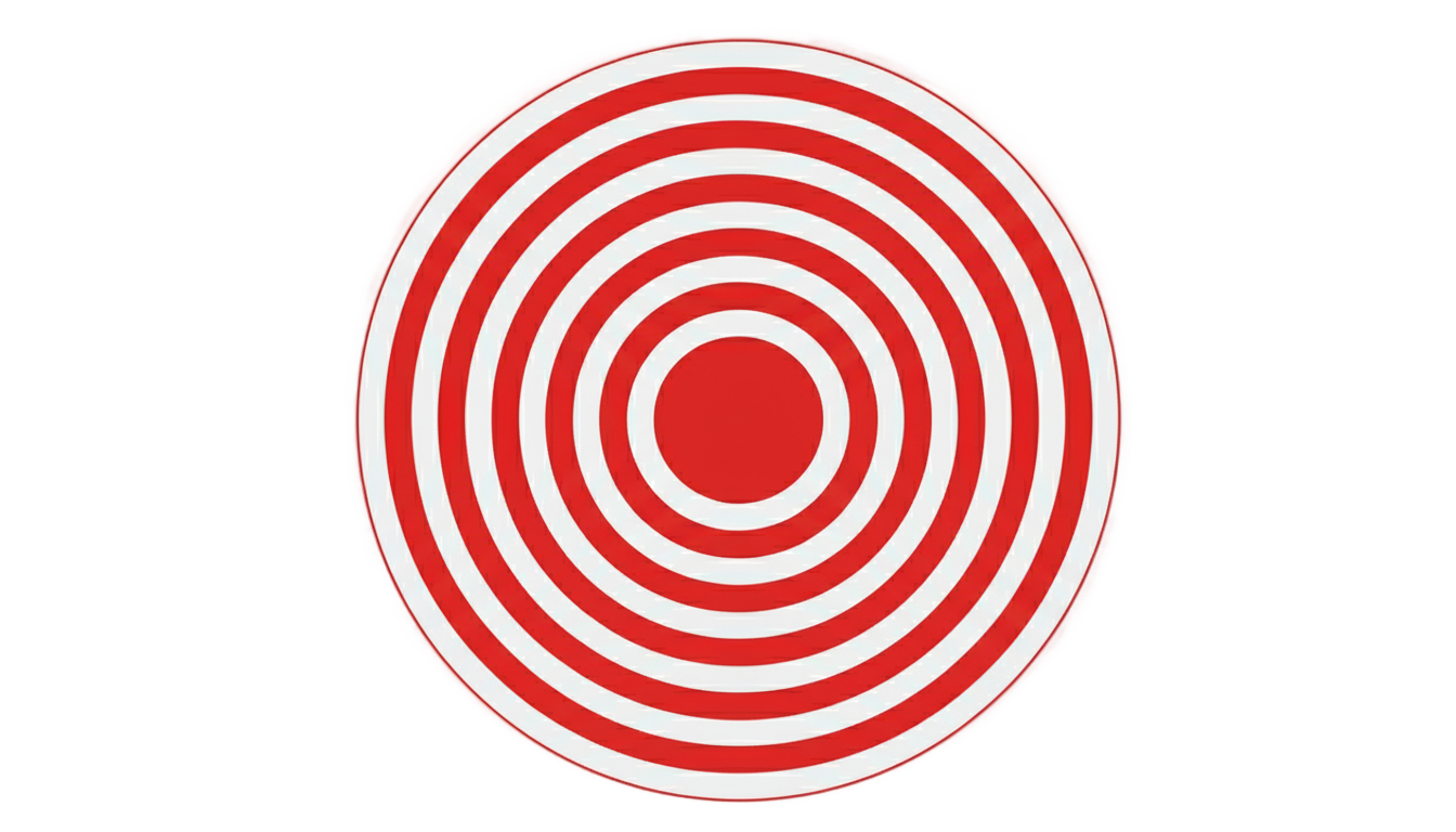 red target png PNG transparent background