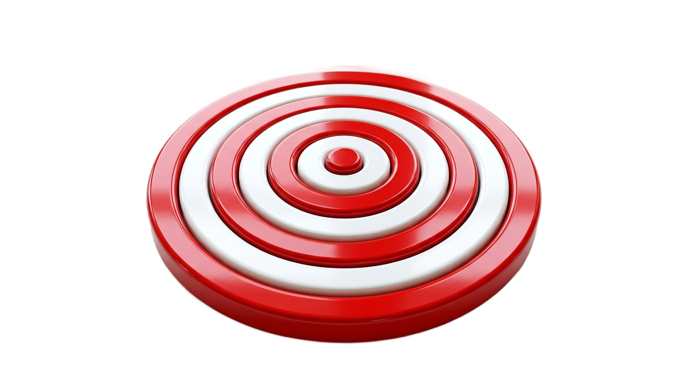 target icon 3d png PNG transparent background