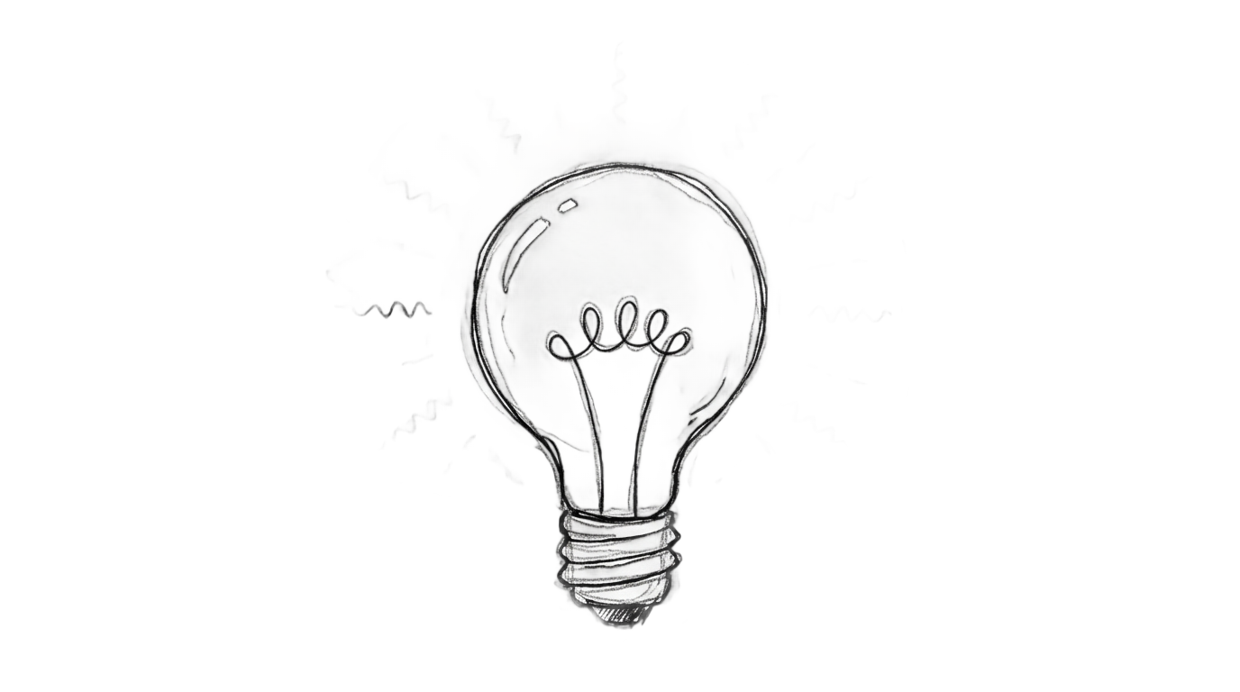 lightbulb doodle png PNG transparent background