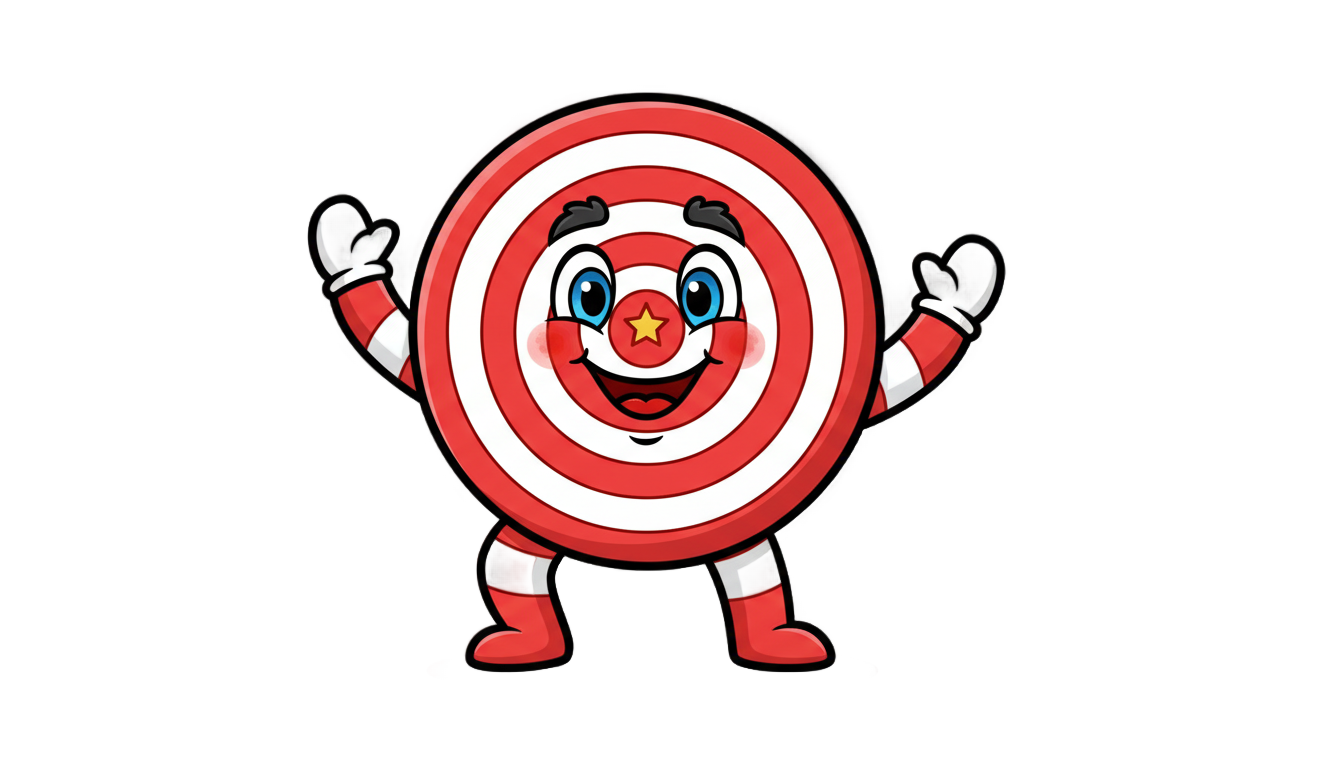 target cartoon png PNG transparent background