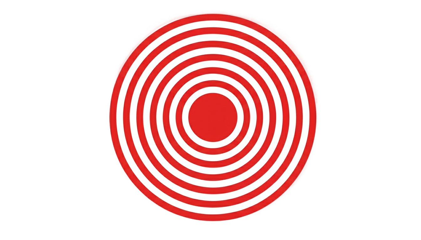 red target png PNG transparent background