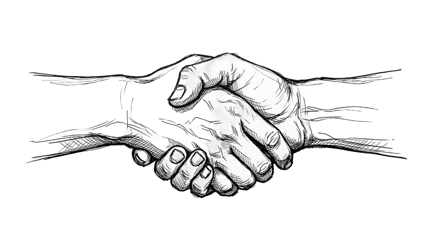handshake drawing png PNG transparent background