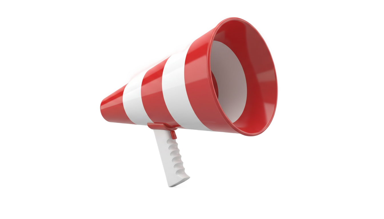 cheer megaphone png PNG transparent background