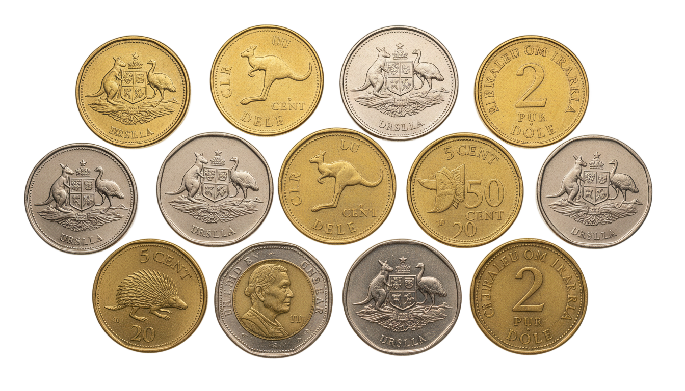 australian coins png PNG transparent background