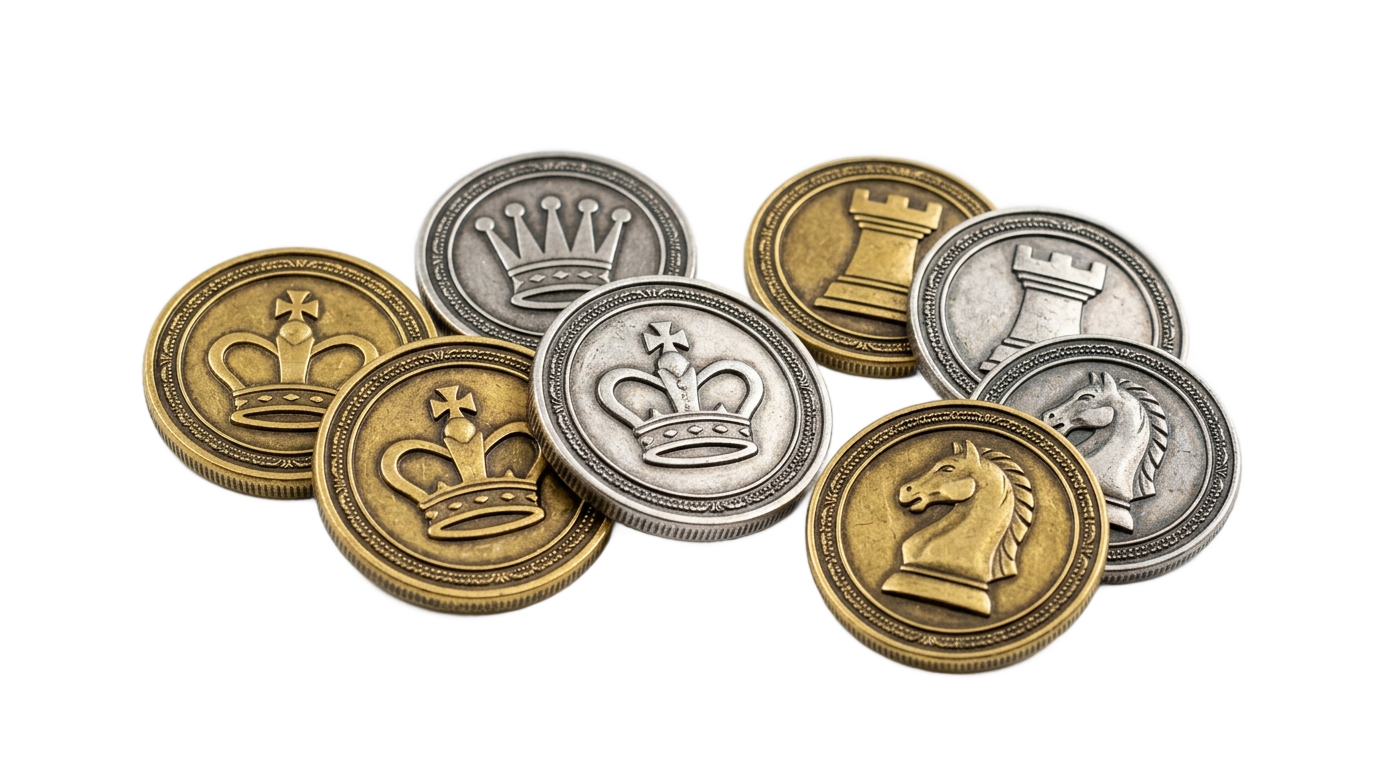 chess coins png PNG transparent background