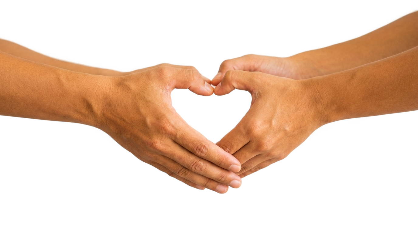 heart handshake png PNG transparent background