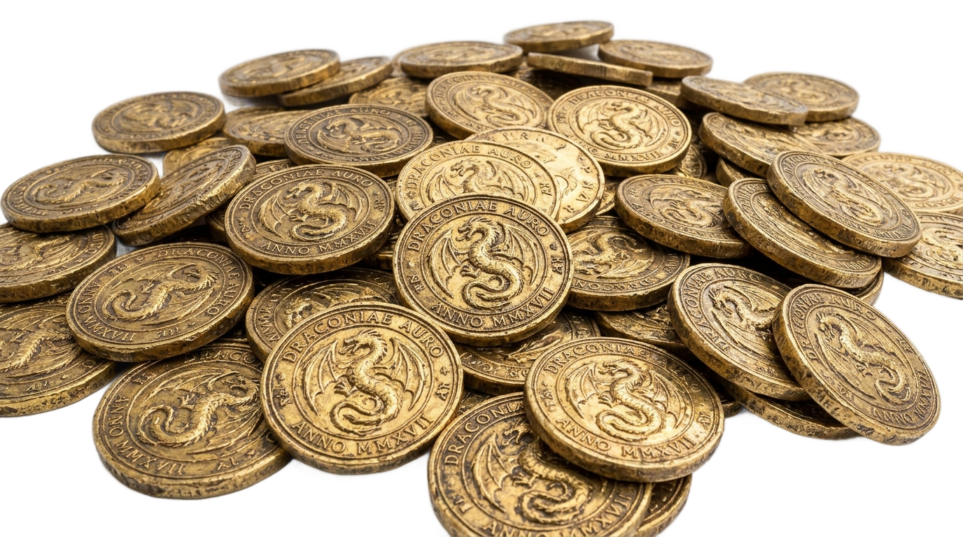fantasy coins png PNG transparent background
