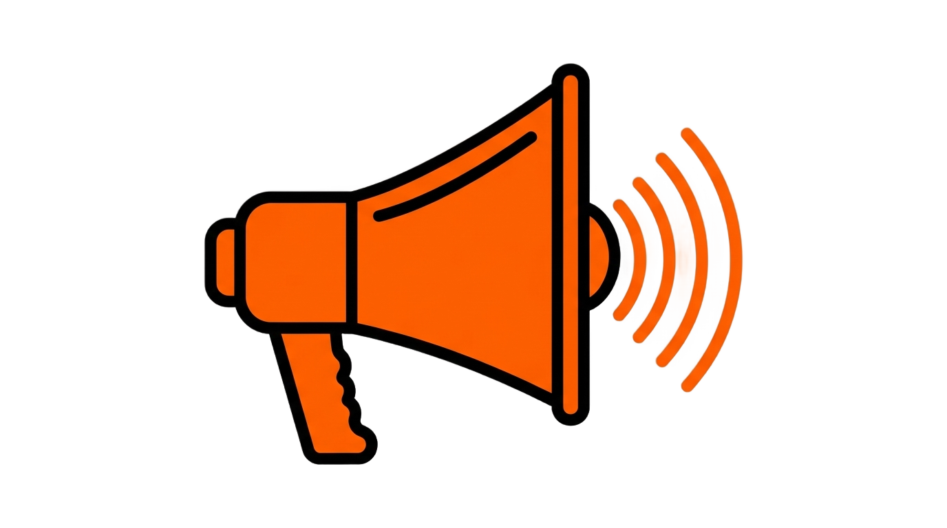megaphone symbol png PNG transparent background