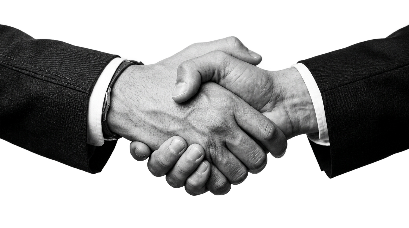 handshake png black and white PNG transparent background
