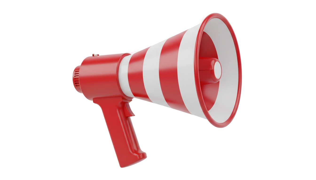 megaphone illustration png PNG transparent background