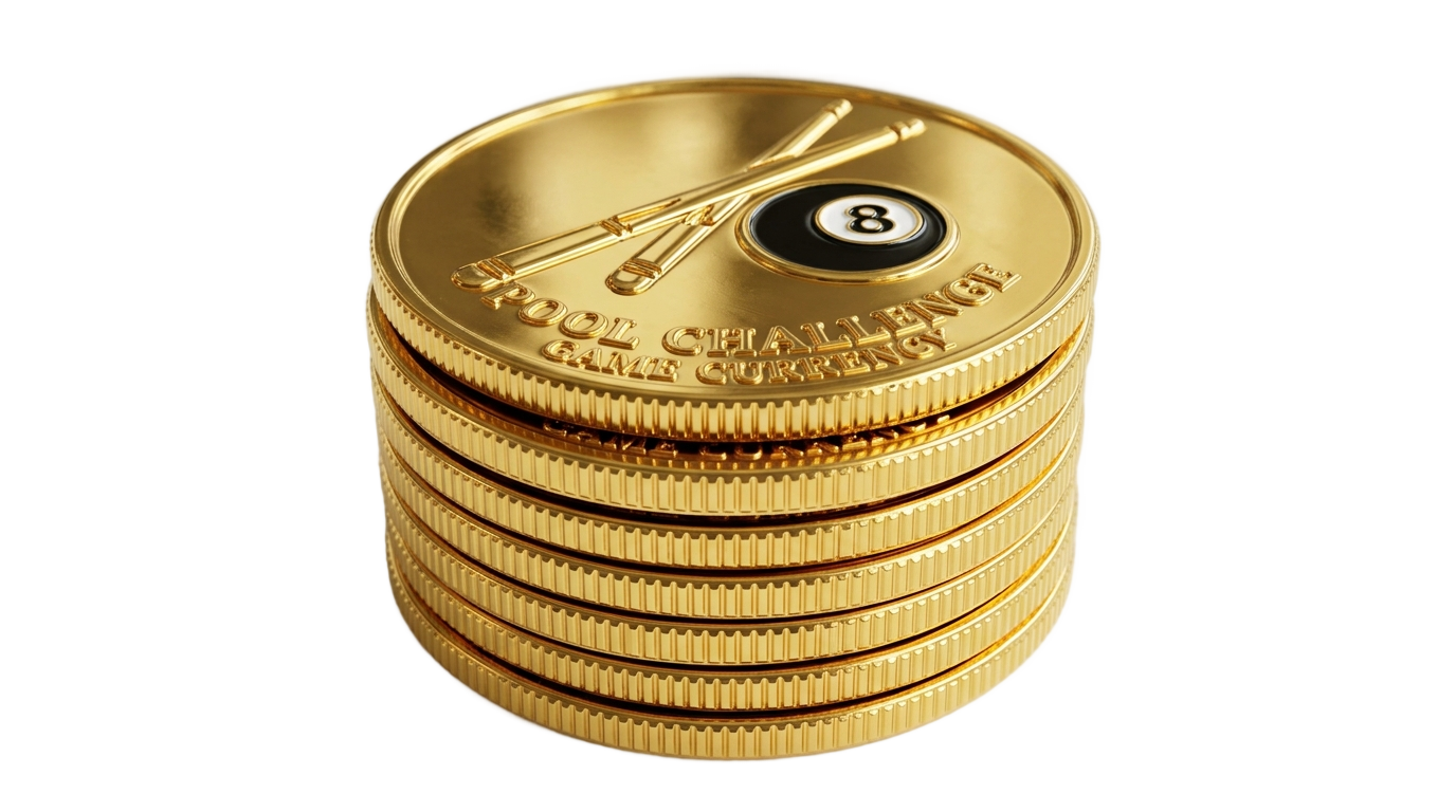 8 ball pool coins png PNG transparent background