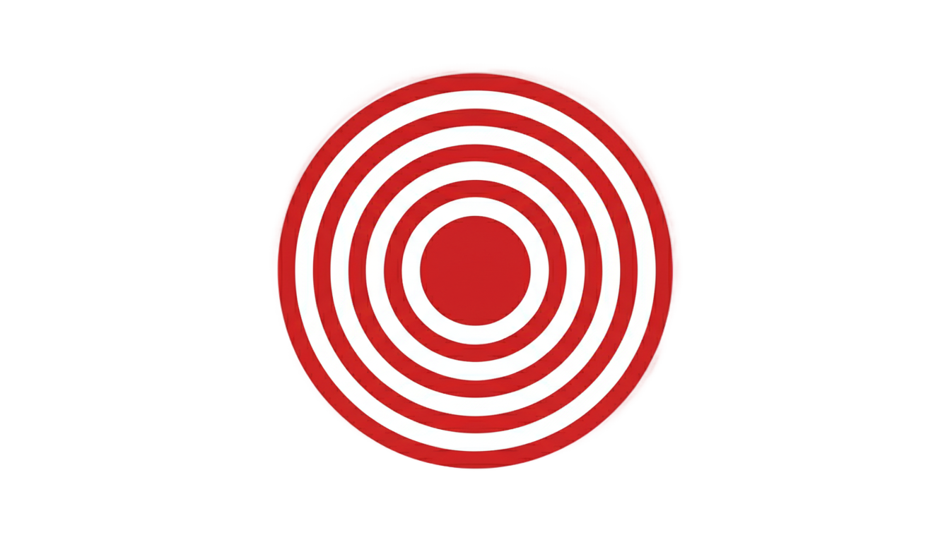 target bullseye png PNG transparent background