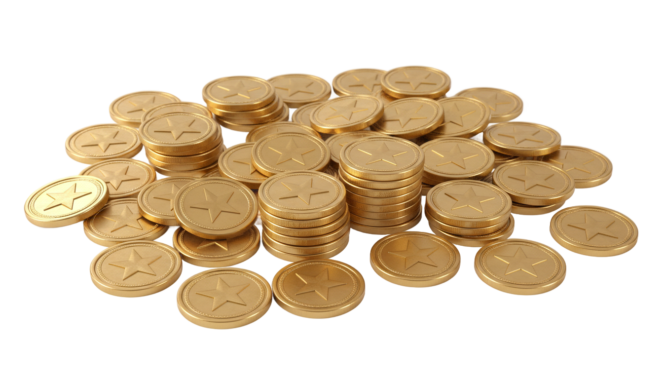 game coins png PNG transparent background