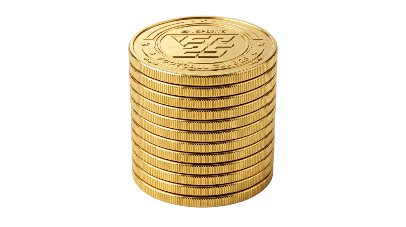 fc 25 coins png PNG transparent background