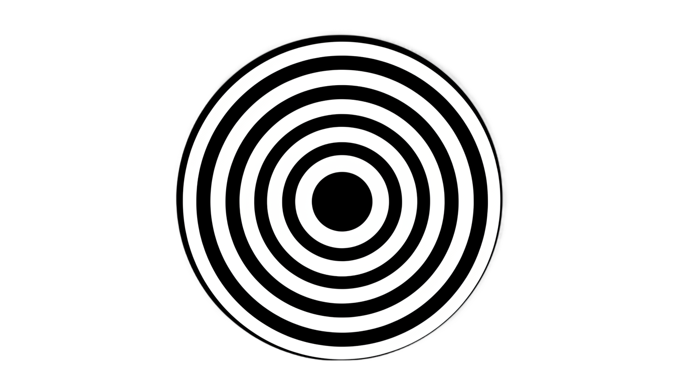 target png black and white PNG transparent background