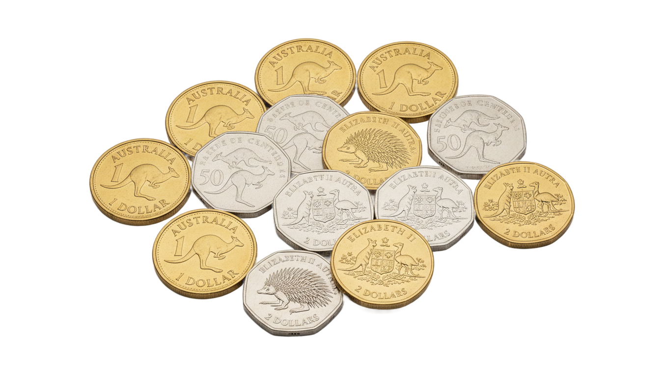 australian coins png PNG transparent background