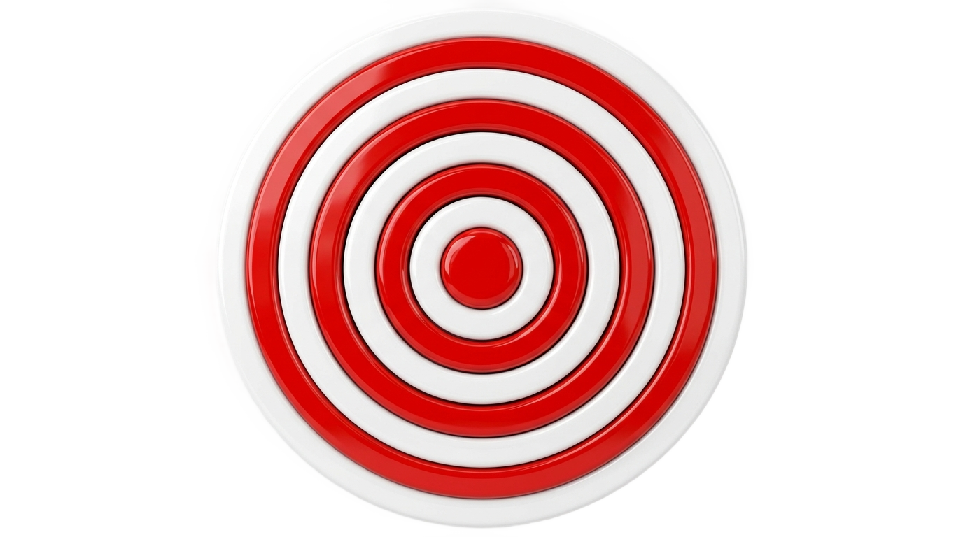 target icon 3d png PNG transparent background