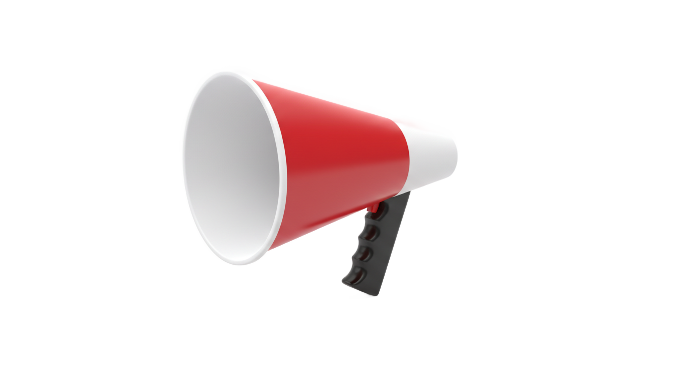 cheerleading megaphone png PNG transparent background