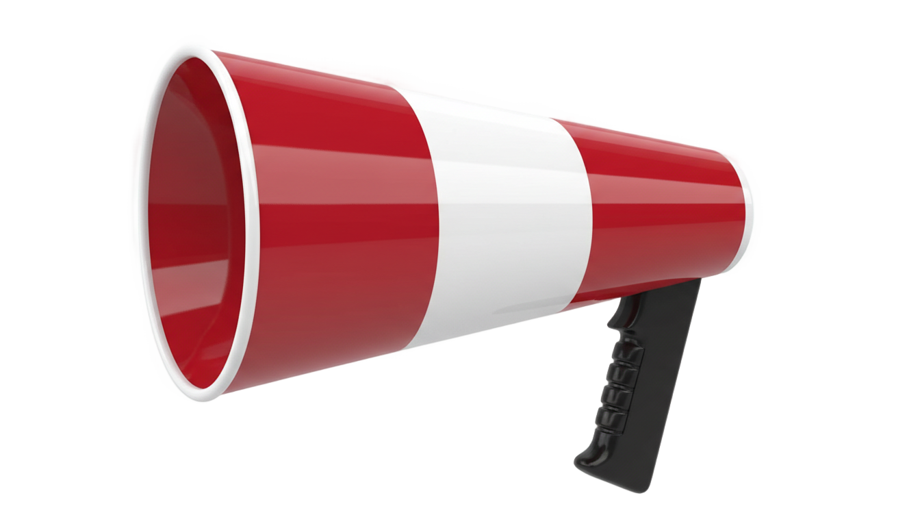 cheerleading megaphone png PNG transparent background