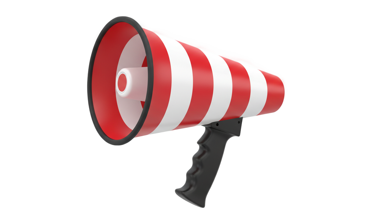cheerleader megaphone png PNG transparent background