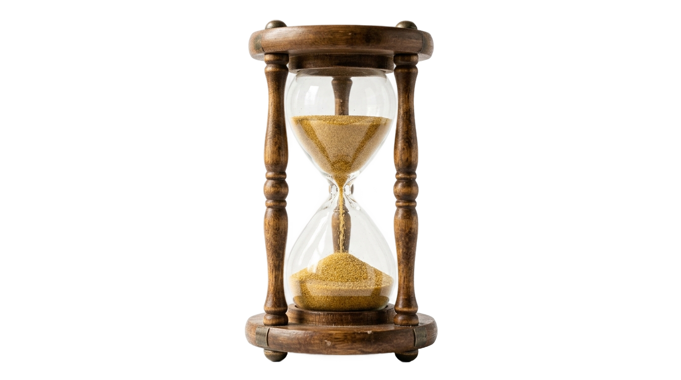 hourglass time png PNG transparent background