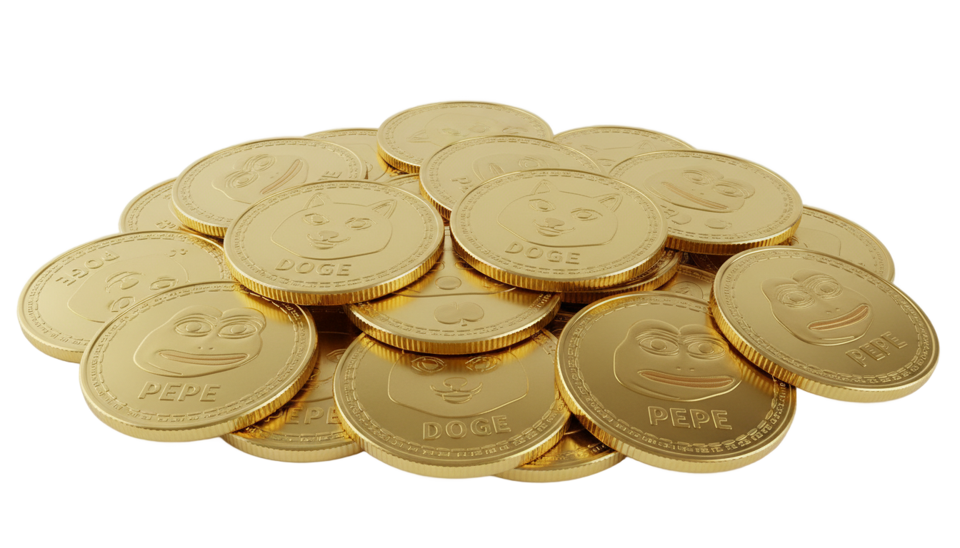 meme coins png PNG transparent background