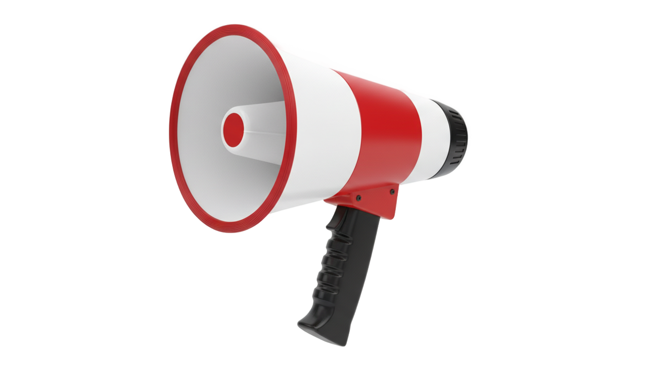 cheerleading megaphone png PNG transparent background