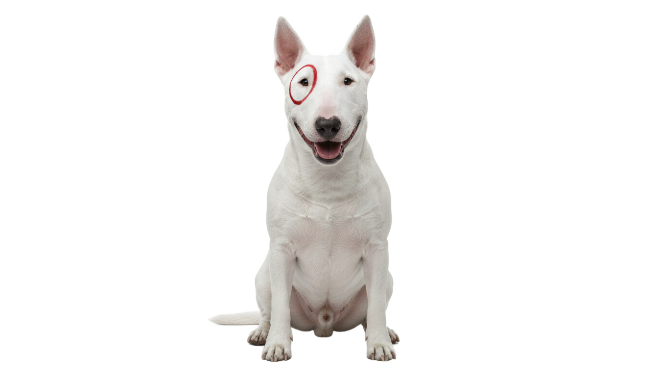 target dog logo png PNG transparent background