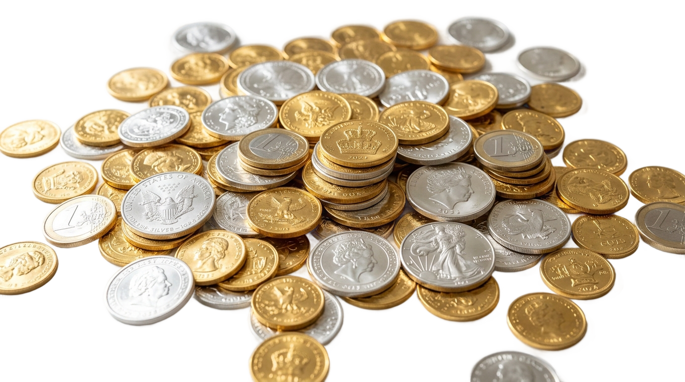 coins illustration png PNG transparent background