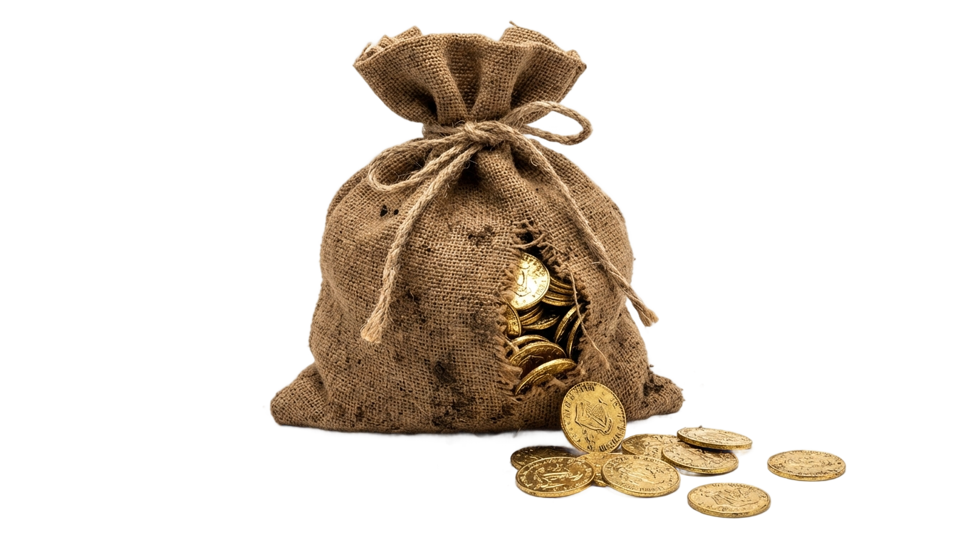 bag of coins clipart png PNG transparent background