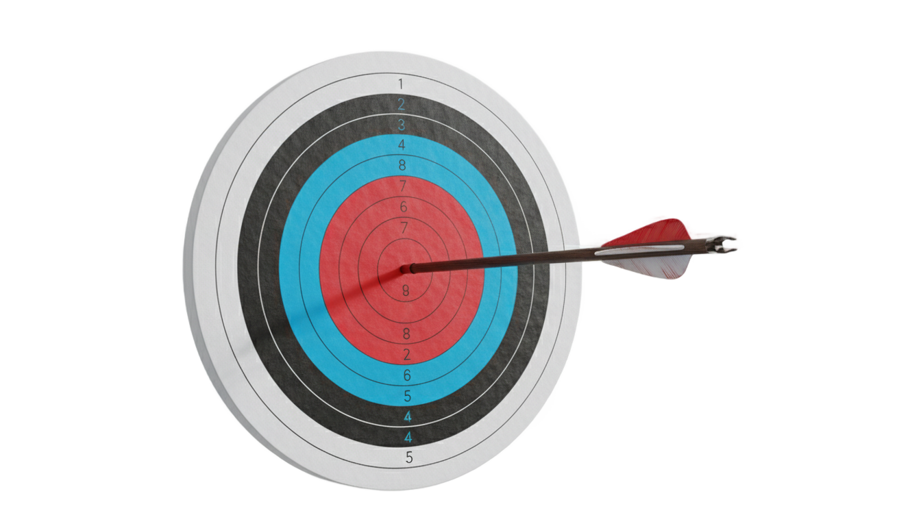 target with arrow png PNG transparent background