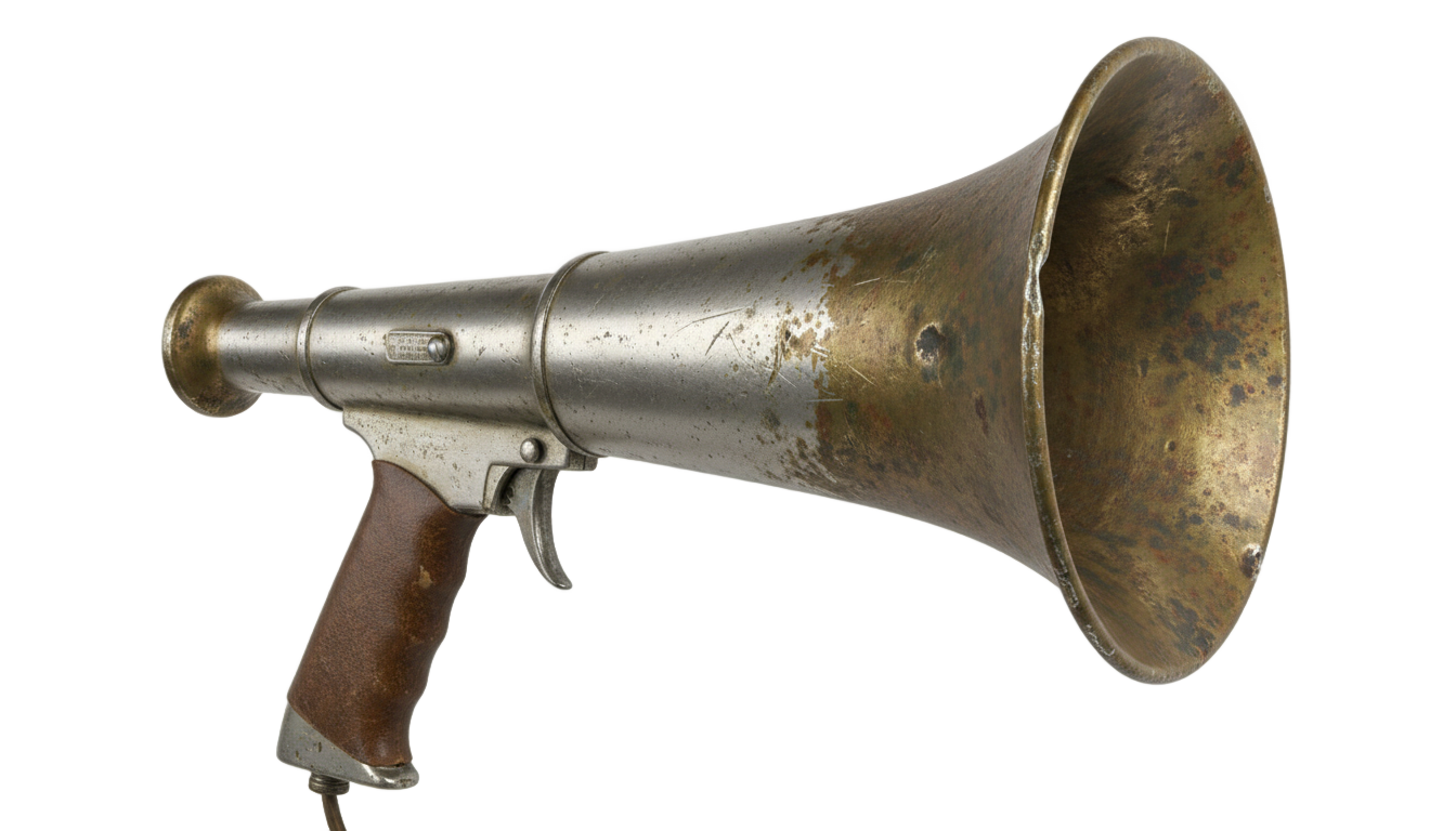 vintage megaphone png PNG transparent background