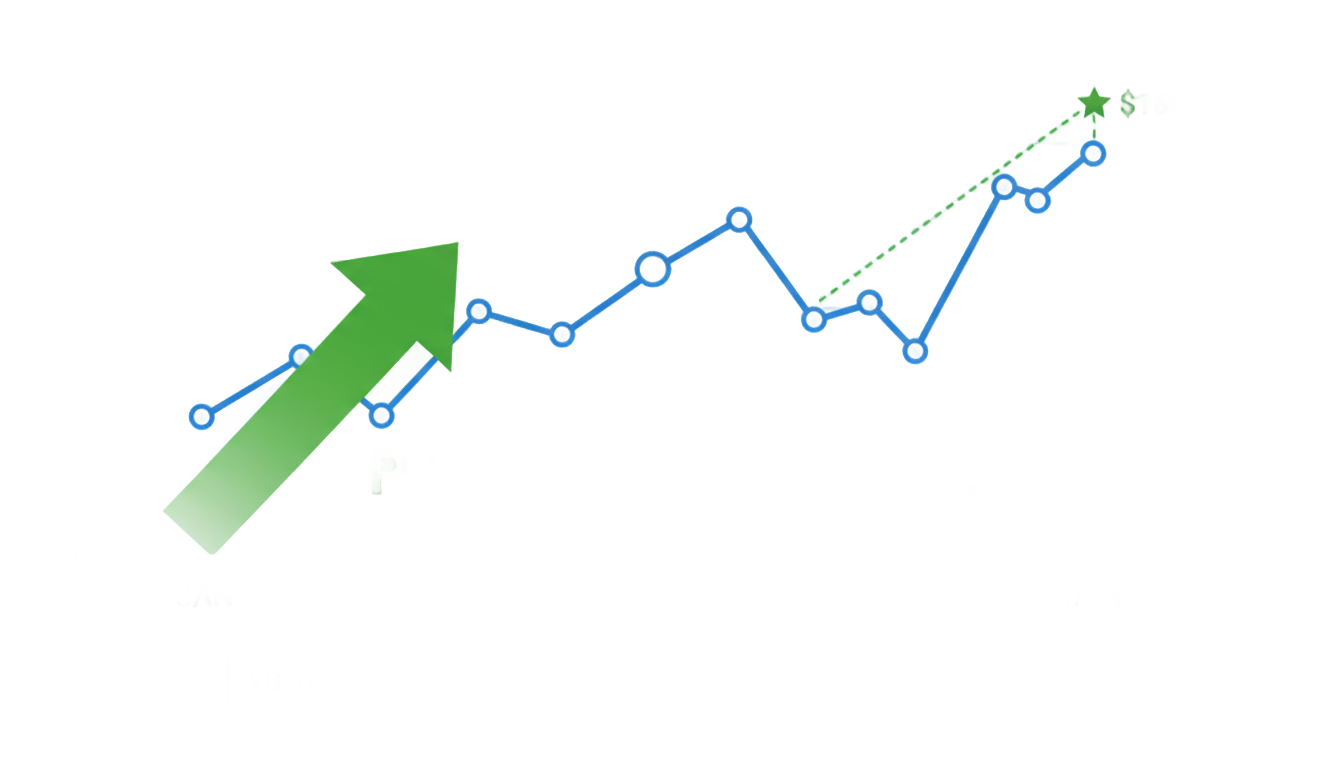 png stock price target PNG transparent background