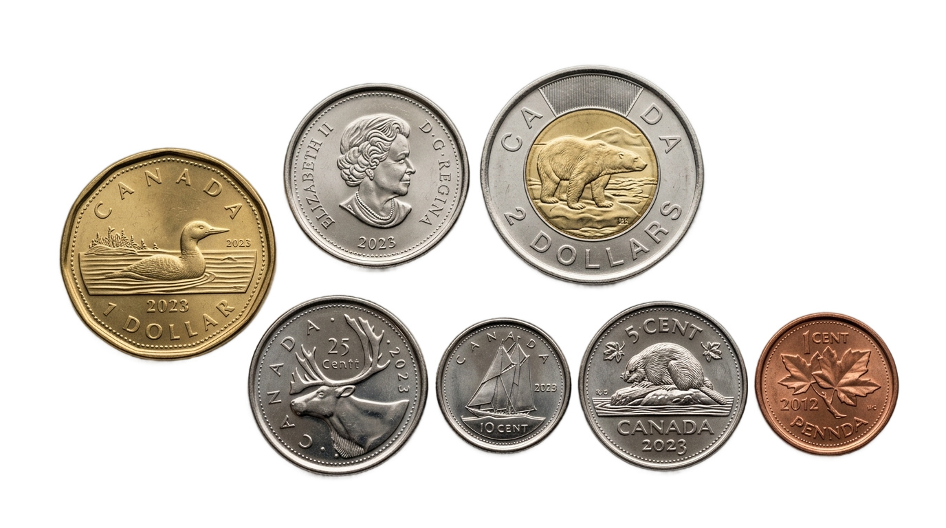 canadian coins png PNG transparent background