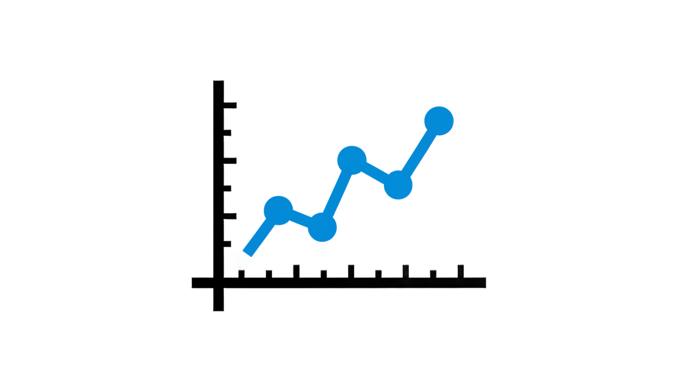 line chart icon png PNG transparent background