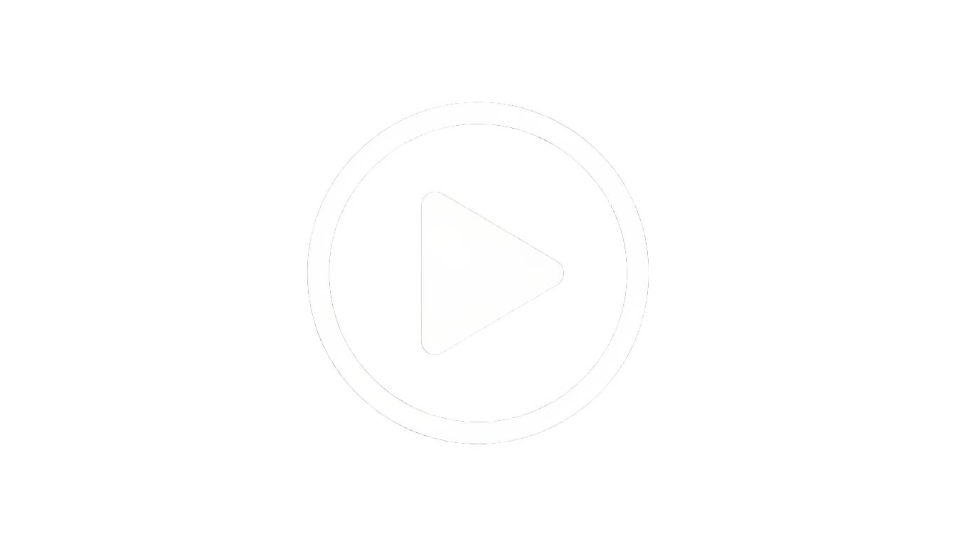 play button icon png white PNG transparent background