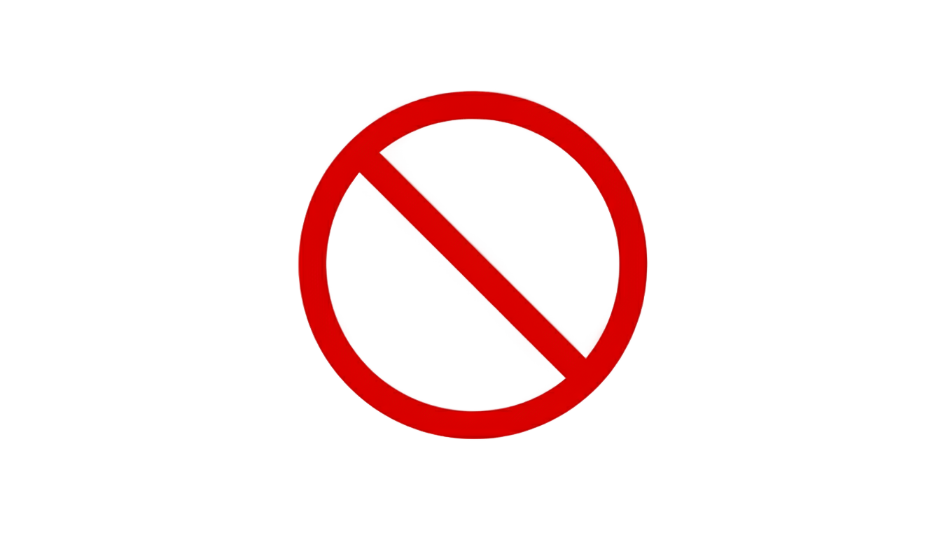 red circle crossed out png PNG transparent background