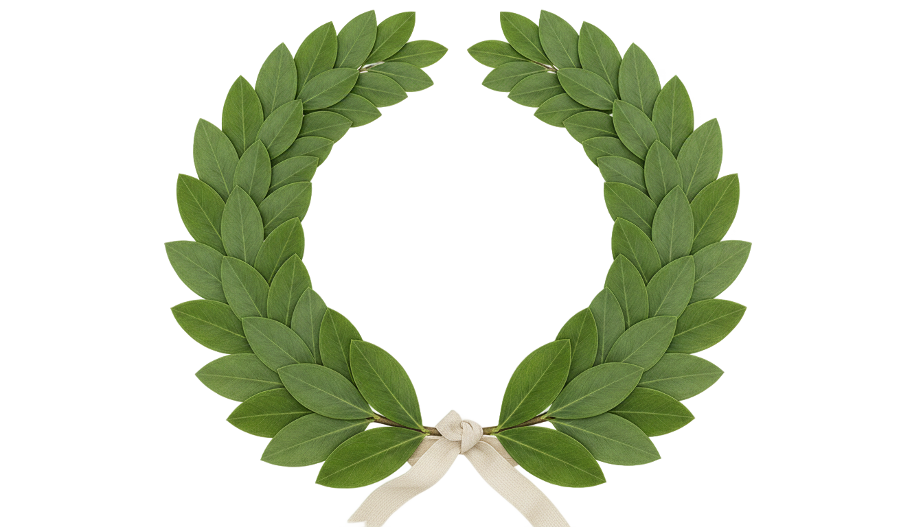 laurel wreath png PNG transparent background