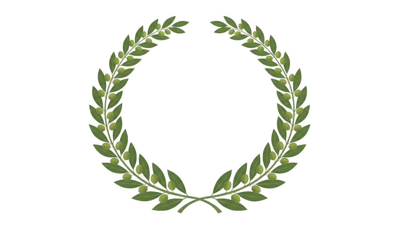laurel wreath logo png PNG transparent background