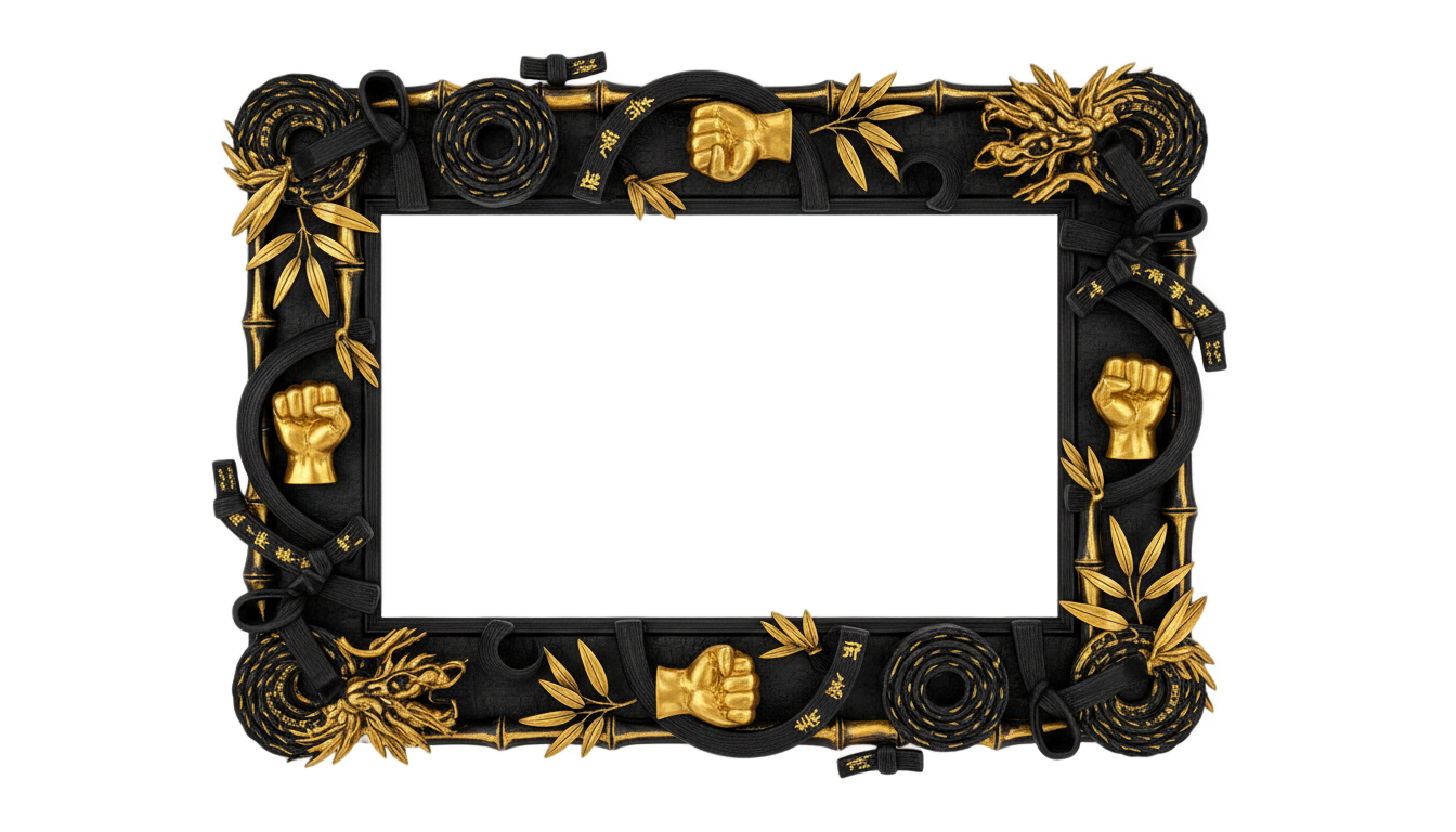 karate certificate border png PNG transparent background