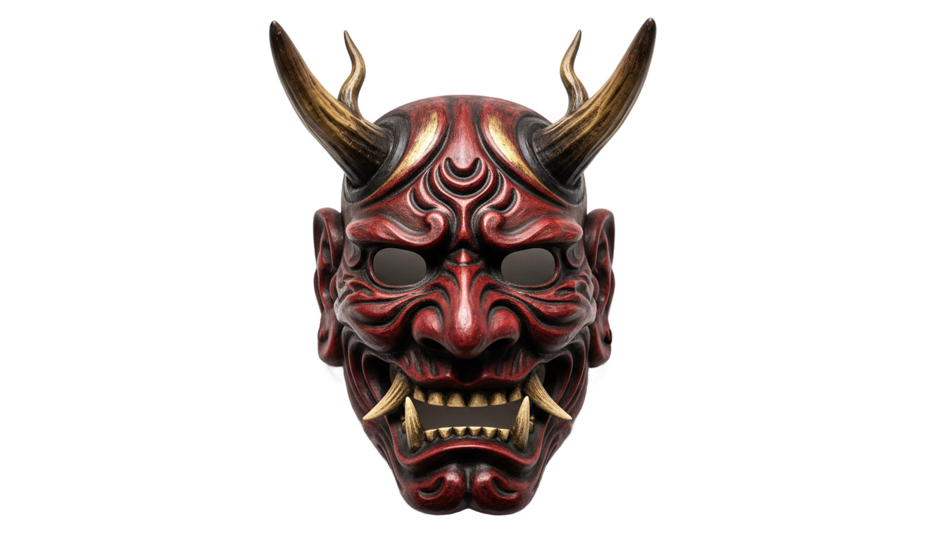 demon mask png PNG transparent background