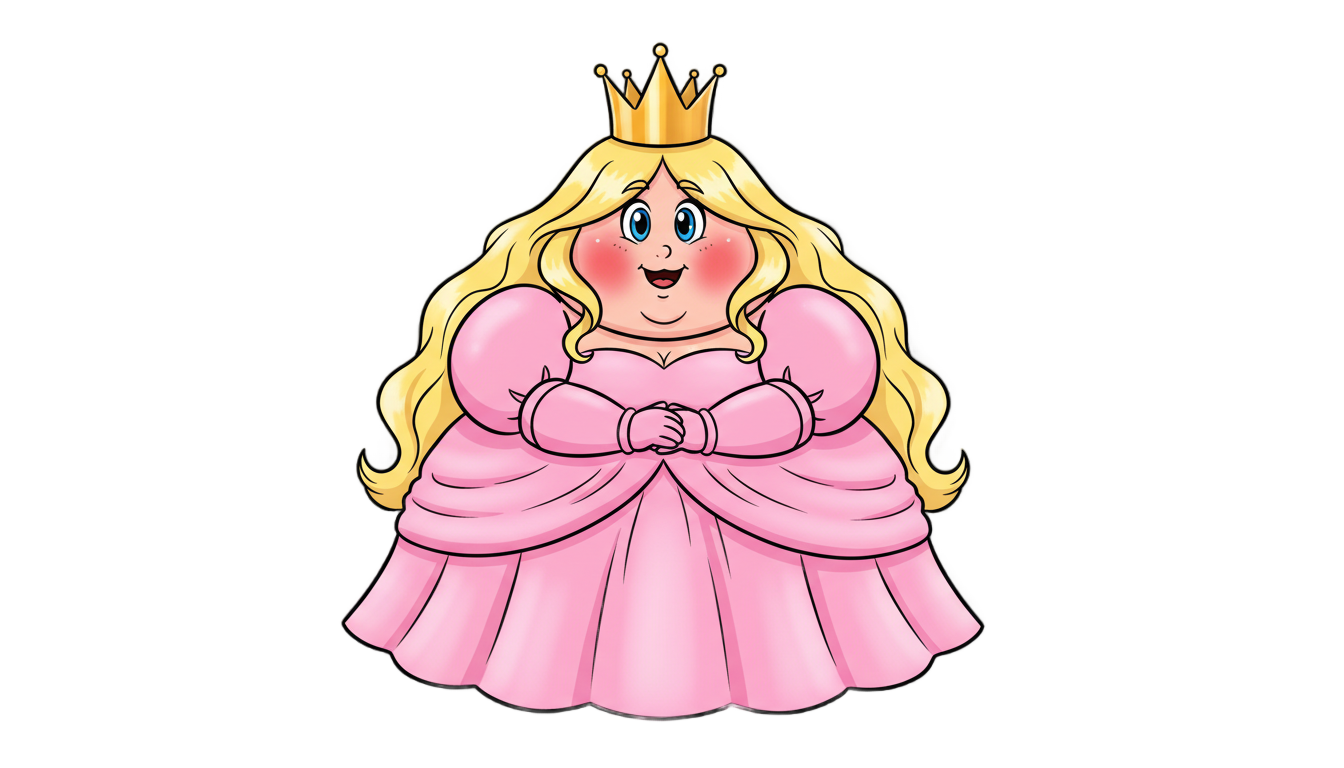 little miss princess png PNG transparent background