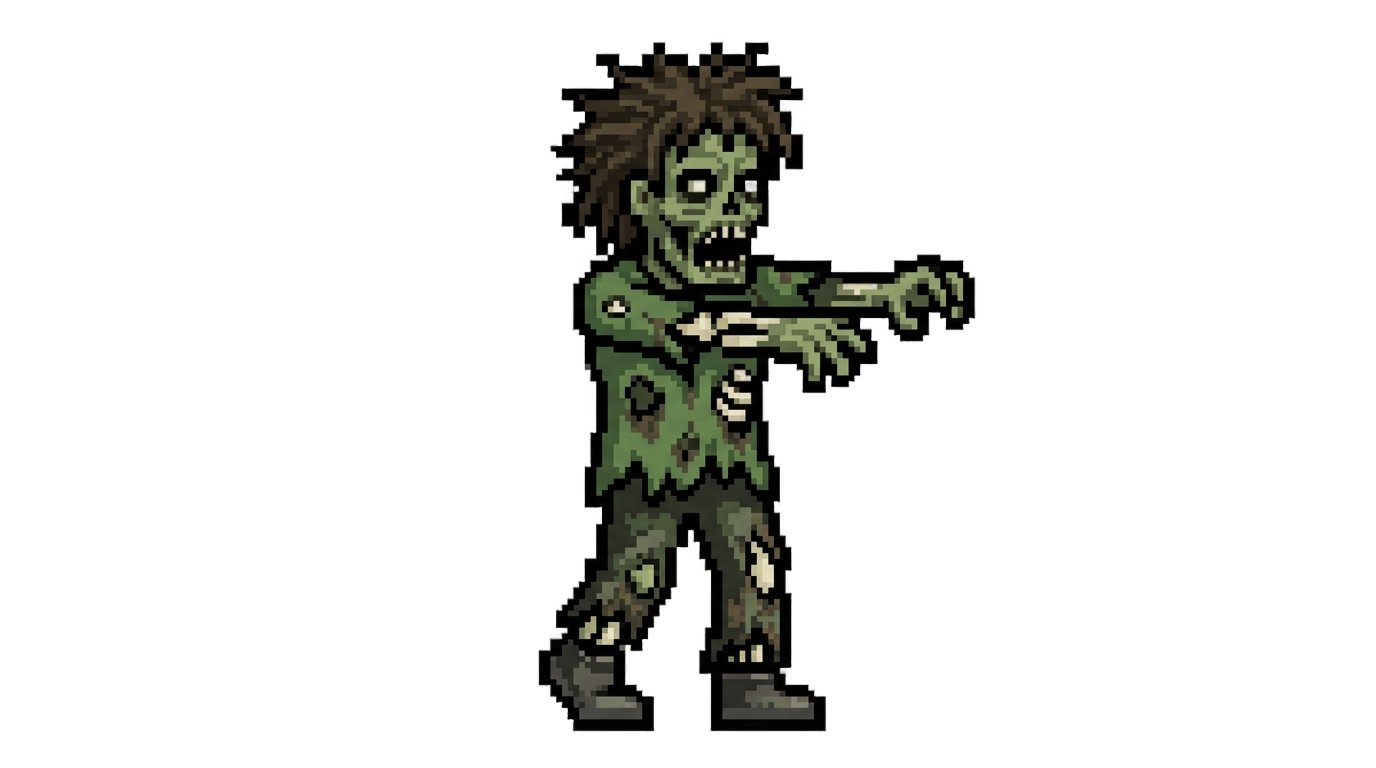 terraria zombie png PNG transparent background