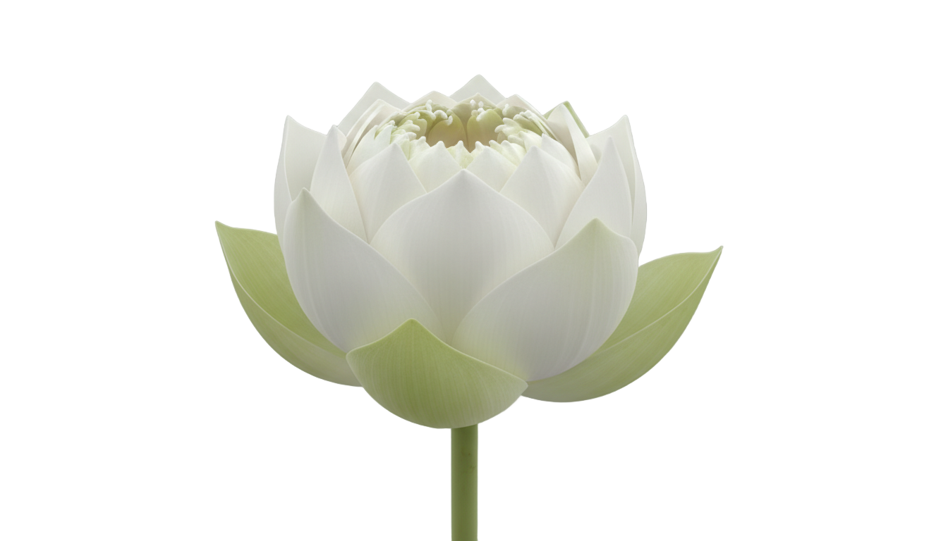 white lotus avatar png PNG transparent background