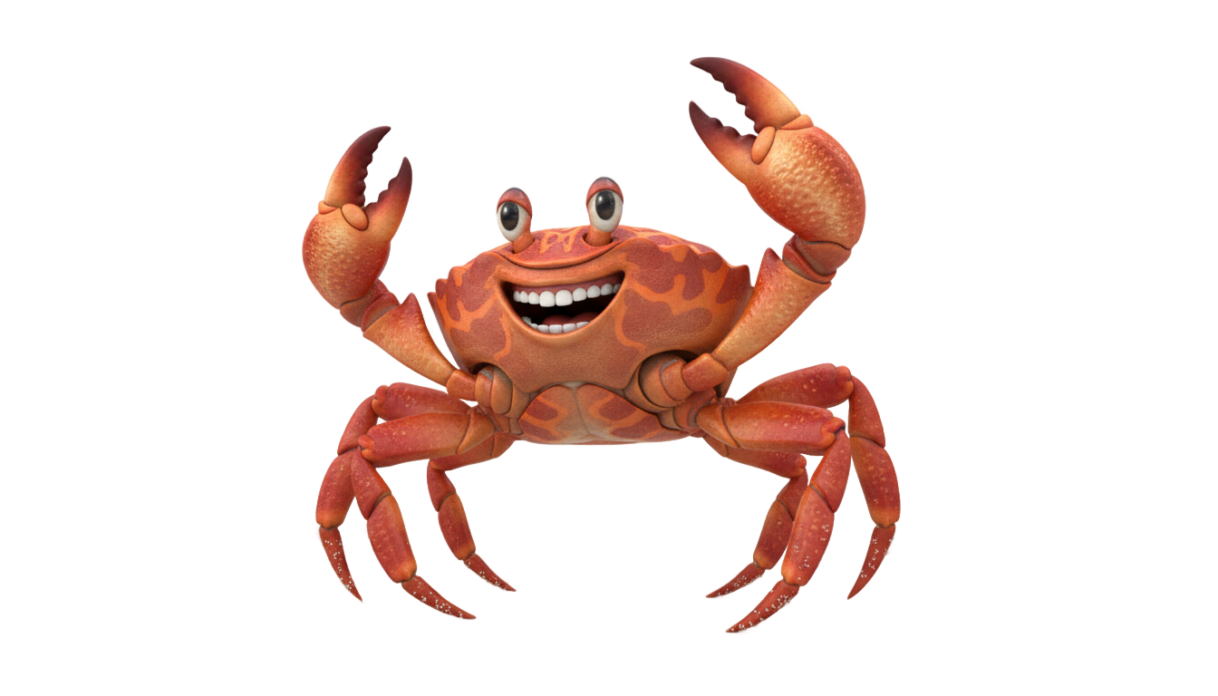 sebastian little mermaid png PNG transparent background