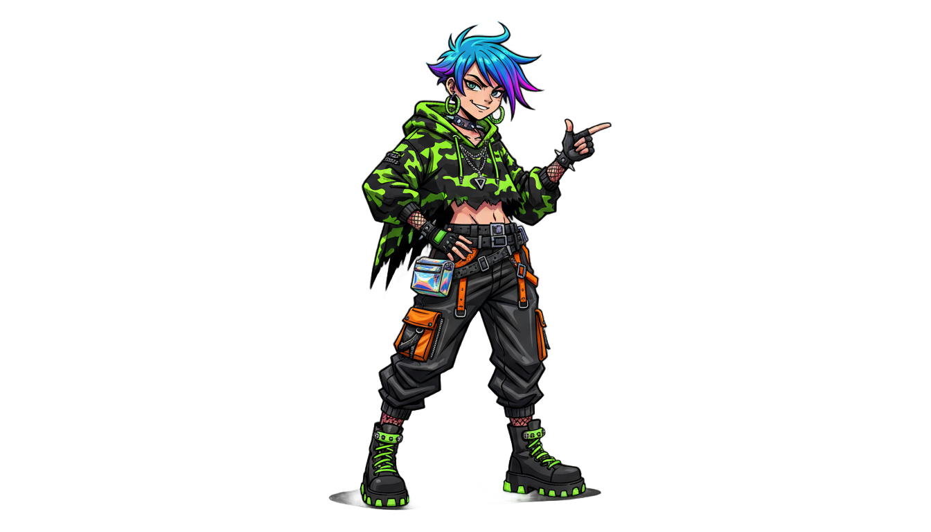 zoey kpop demon hunters png PNG transparent background