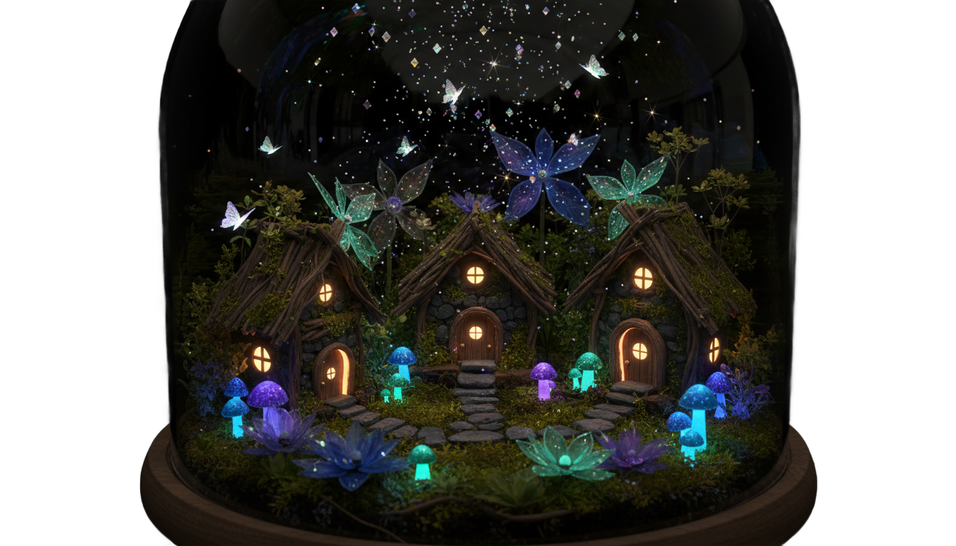 918kiss fairy garden png PNG transparent background